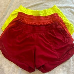 LULULEMON HOTTY HOT SHORTS PACK OF 3